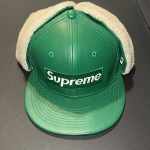 Green Supreme New Era Toboggan Flat bill